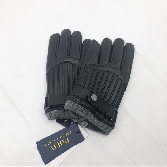 Polo Ralph Lauren Lambskin Racing Gloves - Picture 2 of 8